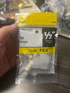 2 pack Tee 1/2 barb - Apollo pex - Picture 1 of 1