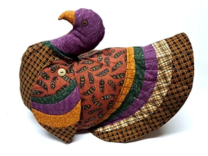 Almohada de peluche cosida a mano animal TURQUÍA decoración Acción de Gracias - Imagen 1 de 11