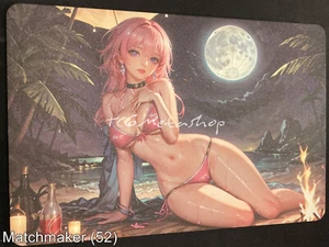 Matchmaker Spicy Waifu NSFW A5 Size Card Board March 7th Honkai Star Rail Night - Picture 1 of 3