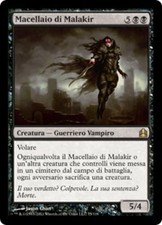 1X Butcher of Malakir Commander 2011 NM/EX Italian MTG CARD