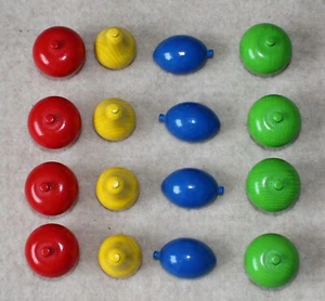16 x Haba Erster Obstgarten alle vier Obstsorten Apfel rot+grün+Birne+Pflaume - Bild 1 von 17