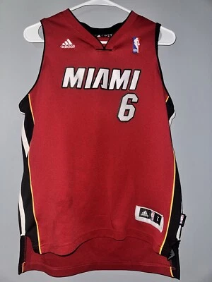 LeBron James Youth Large  NBA Miami Heat Jersey - Image 1 of 4