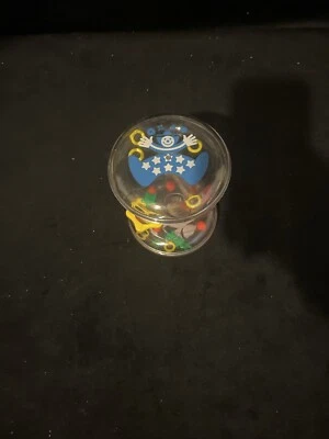 Винтажная детская игрушка-клоун Johnson & Johnson погремушка на роликах звезды  - Изображение 1 из 4