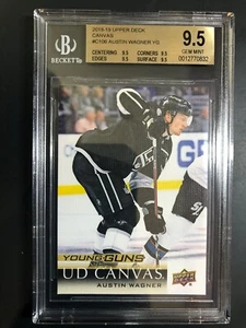 2018-19 Upper Deck Austin Wagner Young Guns Canvas Rookie BGS 9.5  - Bild 1 von 2