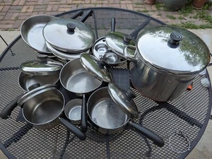 Revere Ware Kupferboden Soßenpfannen und Pfannen mit Deckel einige Doppelring - Bild 1 von 55