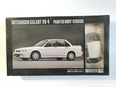 HASEGAWA 1/24 MITSUBISHI GALANT VR-4 SILVER NO.51571 KIT MONTAGGIO - Immagine 1 di 2