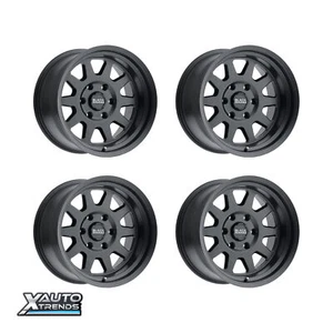 Black Rhino Stadium Matte Black 17X8 6X130 38mm (Set of 4) - Picture 1 of 1