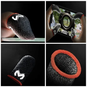 1 Pair Thumbs Finger Sleeve Glove Case Cover for PUBG Mobile Phone Games - Picture 1 of 9