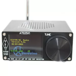 ATS25X1 Versione 2.4" Touch Screen Si4732 Ricevitore Radio Full Band FM LW MW SSB - Foto 1 di 9