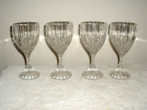 Lote de 4 copas de agua Mikasa Park Lane 6 3/4" - Imagen 1 de 2