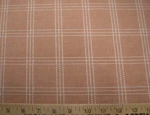 Catalina Check Clay P Kaufmann Fabric - Picture 1 of 3