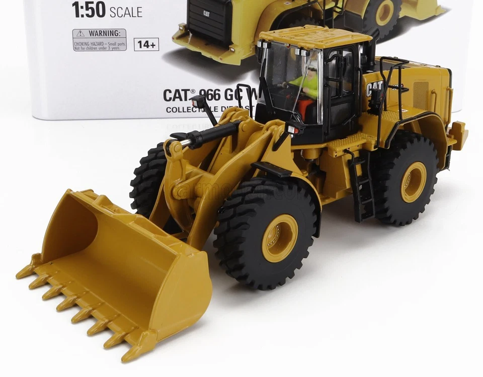 1/50 DM-MODELS - CATERPILLAR - CAT966GC RUSPA GOMMATA - SCRAPER TRACTOR 85682 - Immagine 1 di 1