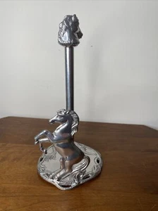 Arthur Court Stallion Horse Paper Towel Holder Aluminum Equestrian Free Standing - Picture 1 of 12