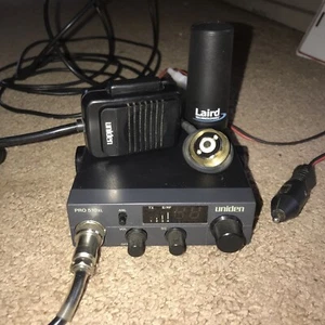 Uniden PRO510XL 40 Channel CB Radio + Microphone+ Laird Antenna & Cable - Picture 1 of 10