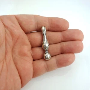 Special processing imam tube bead with zircon accessories 925 silver 610126 isla - Picture 1 of 5