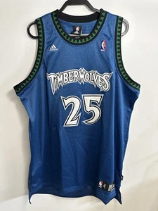Nuova maglia vintage Minnesota Timberwolves Reebok Al Jefferson blu uomo XL - Foto 1 di 6