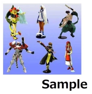 Guilty Gear figure mini doll Lot 6 set retro rare Japan game hobby anime m604 - Picture 1 of 8
