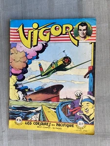 VIGOR N°36 LES CORSAIRES DU PACIFIQUE DÉCEMBRE 1956 EN ÉTAT CORRECT - Imagen 1 de 6