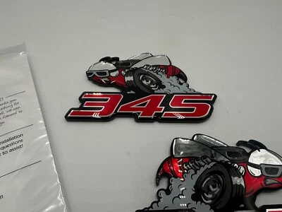 Dodge Challenger Charger 300 345 5.7L Angry Bee Fender Emblem Decal Badge 2pcs - Image 1 of 4