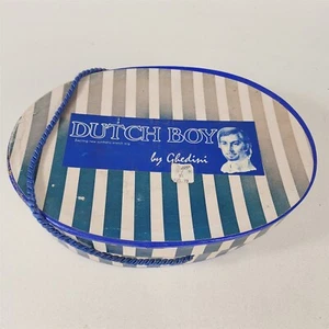 Caja de pelucas vacía de niño holandés vintage de Ghedini solo caja publicitaria - Imagen 1 de 7