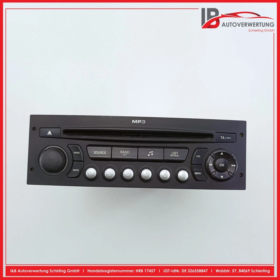 CITROEN C4 PICASSO 2.0 HDI 138 CD-Radio MP3 94646233XT A2C53250019 SIEMENS Foto 1 de 4