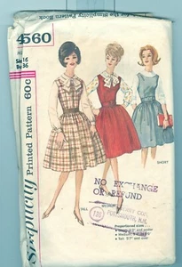 Vintage Simplicity 4560 Schnittmuster Gr. 14 in Proportionsgrößen - Bild 1 von 2