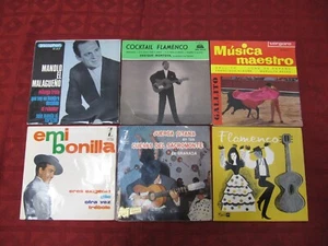 7" EP 6 x Flamenco Musik Spanische Musik Sammlung Konvolut - Picture 1 of 9