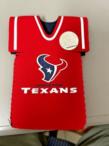 Houston Texans Jersey Bottle Cooler, NFL Coozie Koozie Coolie Budweiser - New - Picture 1 of 3
