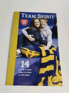 Red Heart Yarn TEAM SPIRIT 14 Crochet & Knit Patterns, Blankets, Scarfs, Hats - Picture 1 of 6