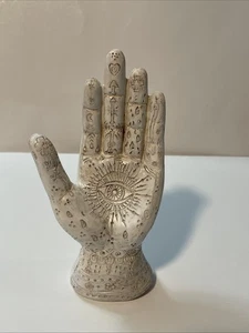 Halloween MINI Palmistry Hand Lines and Symbols Fortune Teller Palm Reading 7” - Picture 1 of 4