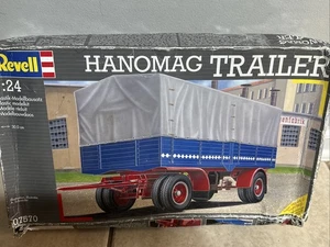 Vintage 1999 Revell Hanomag Trailer Model Kit 1:24 Scale Skill 5 - 07570 / S2355 - Picture 1 of 10
