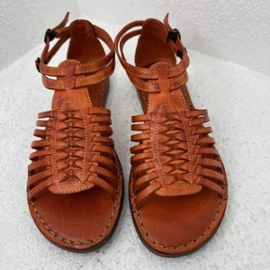 Frye Sandals Orange New 8.5 B - Picture 1 of 20