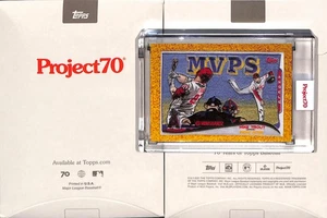 2021 TOPPS PROJECT 70 #829 2014 MIKE TROUT / SHOHEI OHTANI - ANGELS - MIMSBANDZ - Picture 1 of 2