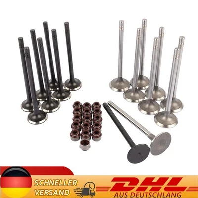 Kit Valvole con Guarnizione Stelo Valvola per AUDI VW SEAT SKODA 1.4 1.6 16V 036109601S - Immagine 1 di 4