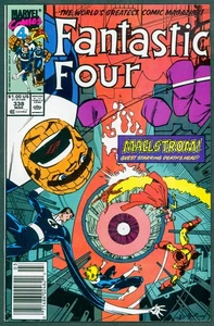 Fantastic Four 338 NM- 9.2 Newsstand Marvel 1990 - Picture 1 of 3