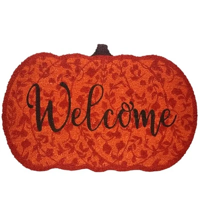 Briarwood Lane Welcome Pumpkin Medium Coir Doormat 24 x 36 - Image 1 of 3