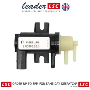 Turbo Boost Pressure Valve VW California 2007 to 15 NEW OEM Pierburg 1J0906627B - Picture 1 of 12