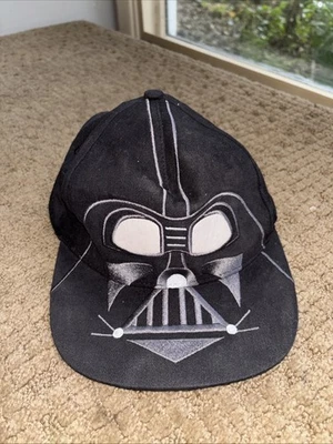 Darth Vader Hat Cap Disney Parks Star Wars Black Embroidered Adjustable Youth - Image 1 of 4