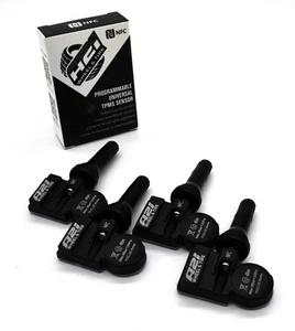 Set 4 TPMS Tire Pressure Sensors 315Mhz Rubber fits 11-19 Ford Taurus Intercepto - Picture 1 of 10