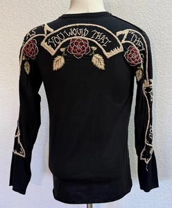 Joystick Johnny Was bordado a mano Top hazlo a los demás como lo harías talla M 2812 - Imagen 1 de 6