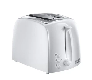 Russell Hobbs, Textures 2 Slice Toaster, White, 850W, 21640 - Picture 1 of 6