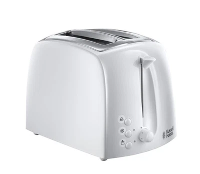 Russell Hobbs, Textures 2 Slice Toaster, White, 850W, 21640 - Image 1 of 4