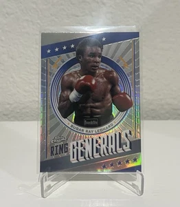 2024 Topps Chrome Boxing Sugar Ray Leonard #RG-1 Ring Generals SSP! CASE HIT! - Imagen 1 de 2