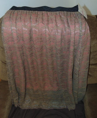 LuLaRoe Mujer Marrón Encaje con Forro Naranja Lola Cintura Elástica Falda S Foto 1 de 4