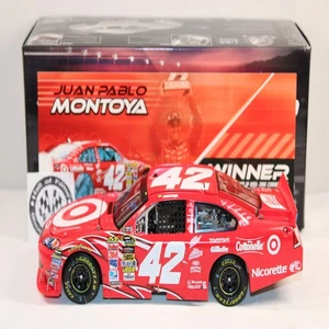 JUAN MONTOYA 2010 ACTION #42 WATKINS GLEN FINAL CUP WIN TARGET CHEVY /429 MADE!! - Foto 1 di 15