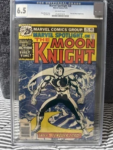 Marvel Spotlight 28 CGC 6.5 1st Solo Moon Knight Story - Picture 1 of 11
