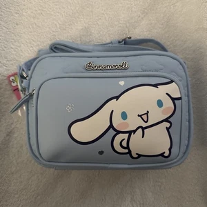 Bolso Bandolera Sanrio Hello Kitty Cinnamoroll Doble Cremallera Primark Nuevo Con Etiquetas - Imagen 1 de 11