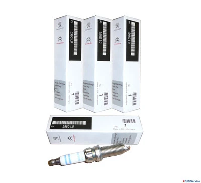 4 Bujia Ignición Iridium Originales Citroen Peugeot C3 II DS3 208 308 Mini R56 - Imagen 1 de 3