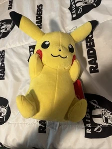 2023 Jazwares Pokémon 8” Pikachu Toy Plush Game Freak - Picture 1 of 4