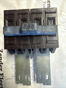 WADSWORTH - 200 AMP 2 Pole MAIN 120/240 VOLT CIRCUIT BREAKER - Picture 1 of 7